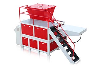 生活垃圾撕碎機，單軸撕碎機，軟料撕碎機
